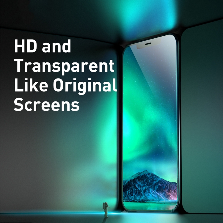 For iPhone 12 mini 2pcs Baseus 0.15mm Eye Protection Full Coverage Tempered Glass Film (Green Light) For iPhone 12 mini 2pcs Baseus 0.15mm Eye Protection Full Coverage Tempered Glass Film (Green Light)