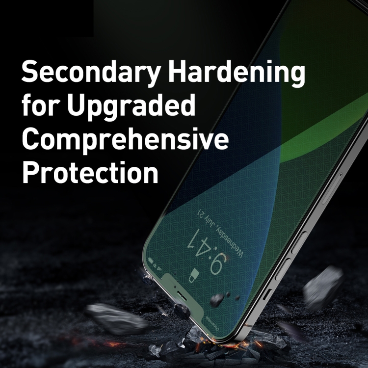 For iPhone 12 mini 2pcs Baseus 0.15mm Eye Protection Full Coverage Tempered Glass Film (Green Light) For iPhone 12 mini 2pcs Baseus 0.15mm Eye Protection Full Coverage Tempered Glass Film (Green Light)