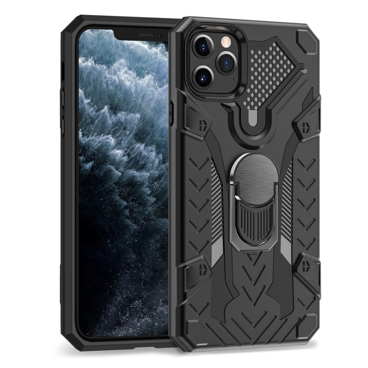 For iPhone 11 Pro Armor Knight Series 2 in 1 PC + TPU Protective Casewith Ring Holder(Black) For iPhone 11 Pro Armor Knight Series 2 in 1 PC + TPU Protective Casewith Ring Holder(Black)