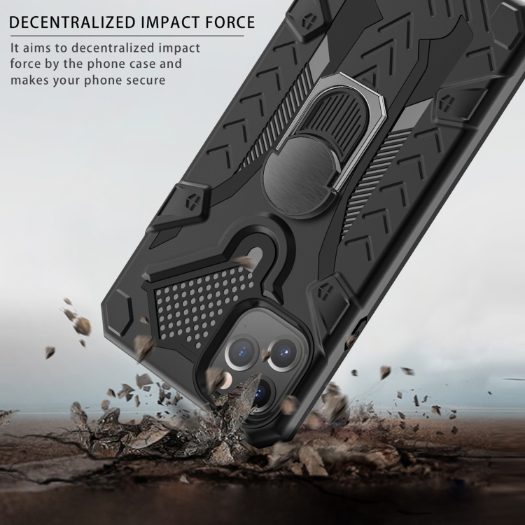 For iPhone 11 Pro Armor Knight Series 2 in 1 PC + TPU Protective Casewith Ring Holder(Black) For iPhone 11 Pro Armor Knight Series 2 in 1 PC + TPU Protective Casewith Ring Holder(Black)