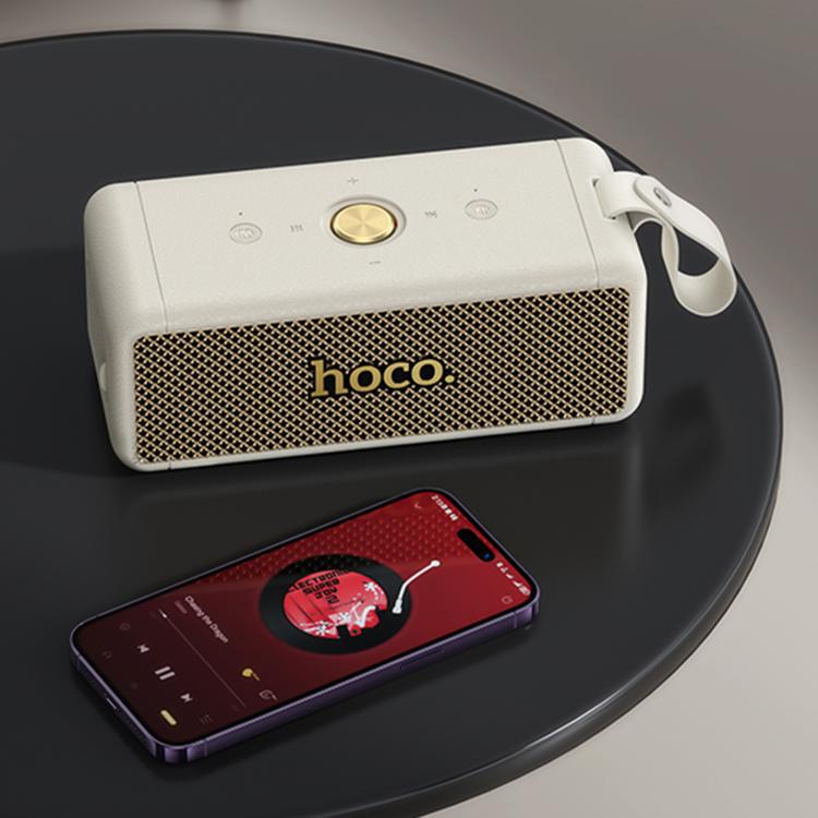 hoco HT1 Pro Marquis Sports ลำโพง Bluetooth 5.4 รองรับ TWS / FM / TF Card / USB / AUX (สีดำ) - B6
