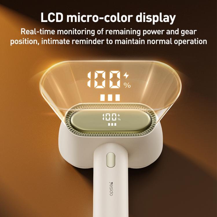 Yesido Ec20 Smart Digital Display Dual Head Hair Ball Trimmer(Beige) - 7
