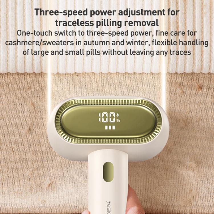 Yesido Ec20 Smart Digital Display Dual Head Hair Ball Trimmer(Beige) - 8