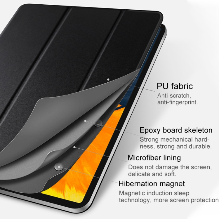 For iPad Pro 11 (2020) WIWU Magnetic 3-folding Horizontal Flip PU Leather Tablet Case with Holder & Wake-up / Sleep Function(Green) For iPad Pro 11 (2020) WIWU Magnetic 3-folding Horizontal Flip PU Leather Tablet Case with Holder & Wake-up / Sleep Function(Green)