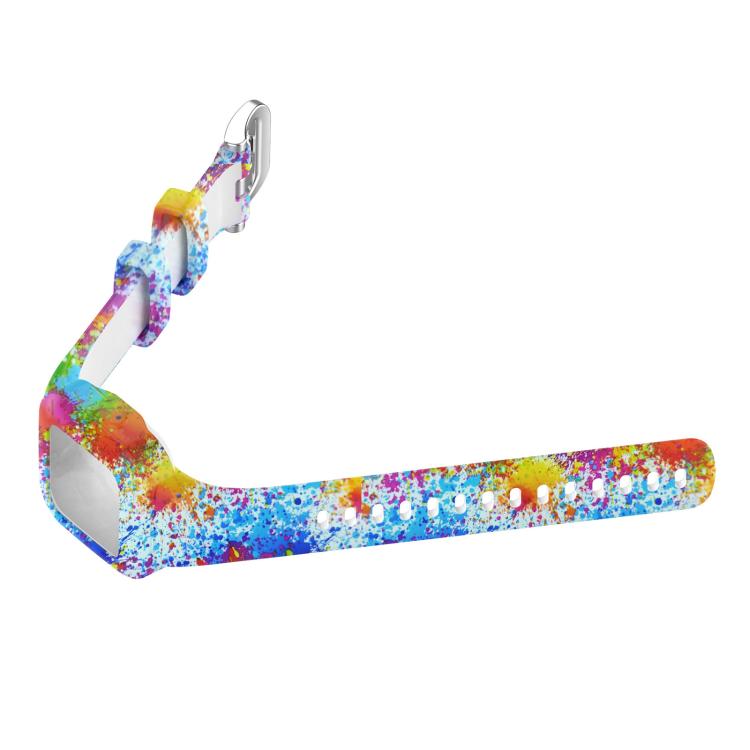 For GarminFit JR3 / Garmin Vivofit JR 3 xDfind Steel Buckle Printed Silicone Watch Band(Painted)