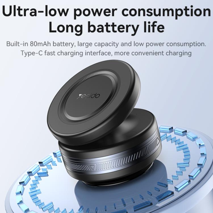 Yesido C224 Electric Vacuum Suction Cup MagSafe Car Mount with 360 Degree Rotating Base(Black) - 6