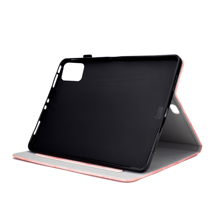 For iPad Air 2020 10.9 Marble Style Cloth Texture Leather Case with Bracket & Card Slot & Pen Slot & Anti Skid Strip(Pink) For iPad Air 2020 10.9 Marble Style Cloth Texture Leather Case with Bracket & Card Slot & Pen Slot & Anti Skid Strip(Pink)