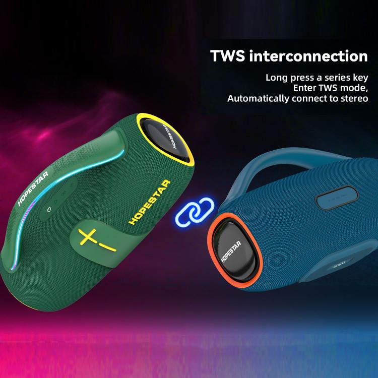 HOPESTAR H85 70W Outdoor Portable Waterproof Bluetooth Speaker, Support TF  / AUX / USB(Navy Blue)