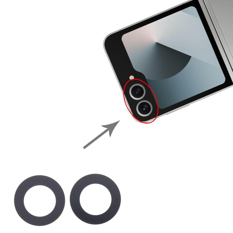 For Samsung Galaxy Z Flip6 SM-F741B 10set Back Camera Lens
