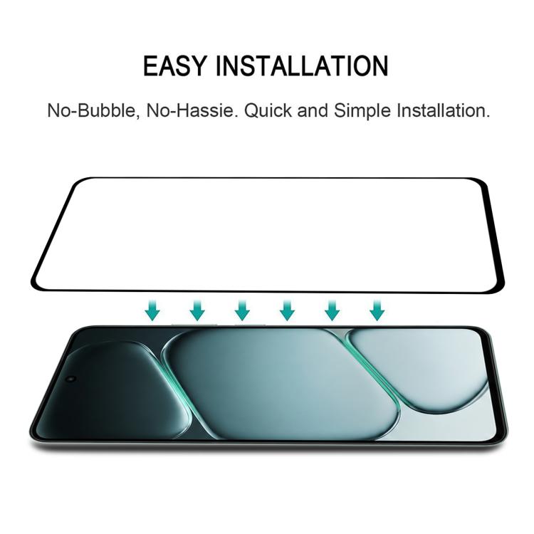For OnePlus Turbo 6X 5G 25pcs High Aluminum Full Screen Silk Printing Tempered Glass Film