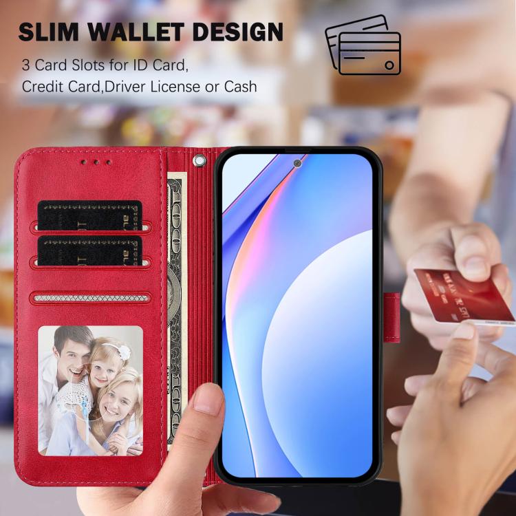 Nokia C22用 リッターパンダエンボス加工RFIDレザー携帯ケース