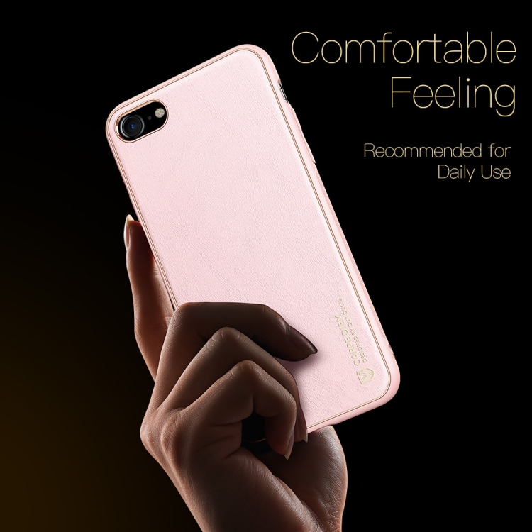 For iPhone SE 2022 / SE 2020 / 8 / 7 DUX DUCIS YOLO Series PU + PC + TPU Protective Case(Pink) For iPhone SE 2022 / SE 2020 / 8 / 7 DUX DUCIS YOLO Series PU + PC + TPU Protective Case(Pink)