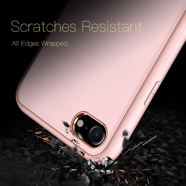 For iPhone SE 2022 / SE 2020 / 8 / 7 DUX DUCIS YOLO Series PU + PC + TPU Protective Case(Pink) For iPhone SE 2022 / SE 2020 / 8 / 7 DUX DUCIS YOLO Series PU + PC + TPU Protective Case(Pink)