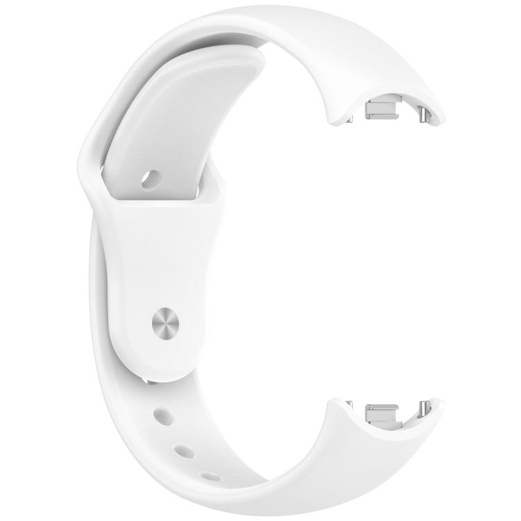 For Xiaomi Smart Band 10 / 9 / 8 xDfind Reverse Buckle Silicone Watch Band(White)