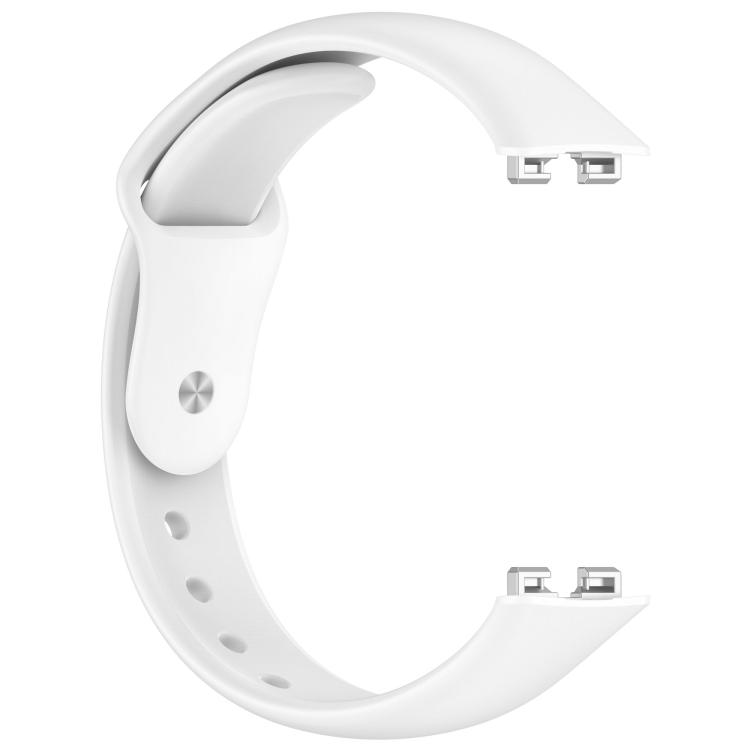 For Huawei Band 10 / 9 / 8 xDfind Reverse Buckle Silicone Watch Band(White)