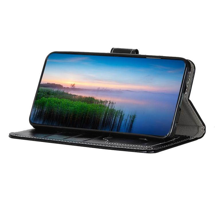 For Motorola Moto G77 5G / G67 5G Retro Crazy Horse Texture Leather Phone Case(Black)