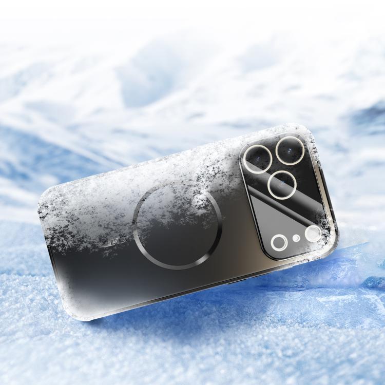 For iPhone 17 Pro Max ABEEL Heat Dissipation Frosted MagSafe Phone Case with Lens Film(Black) - 3