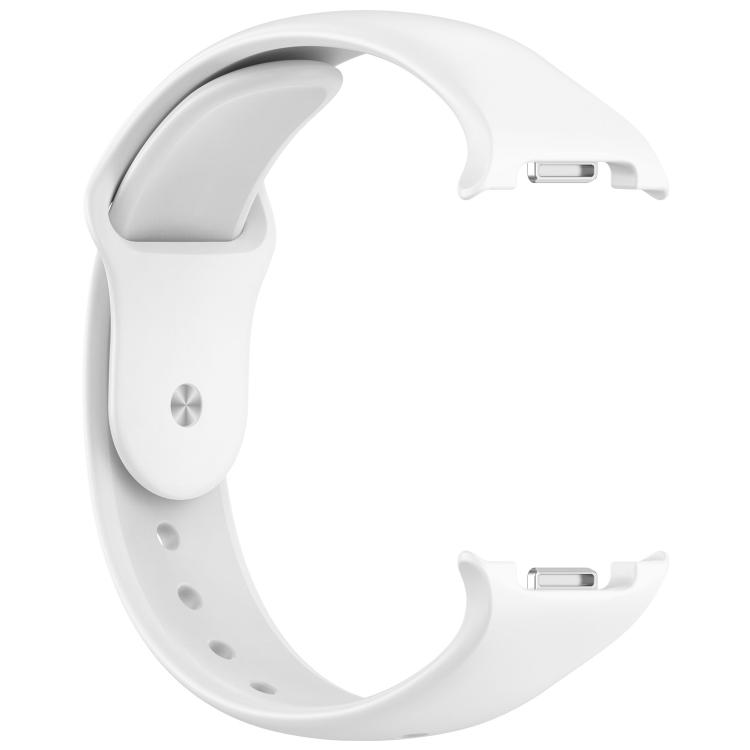 For Samsung Galaxy Watch8 / 8 Classic xDfind Reverse Buckle Silicone Watch Band(White)
