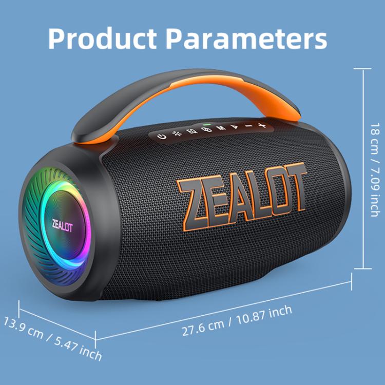Zealot P12 60W Portable Handheld Outdoor RGB Bluetooth