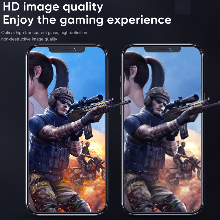 For iPhone 12 / 12 Pro JOYROOM JR-PF609 Knight Series 2.5D HD Eye Protection Gaming Film Tempered Glass Film(Eye Protection) For iPhone 12 / 12 Pro JOYROOM JR-PF609 Knight Series 2.5D HD Eye Protection Gaming Film Tempered Glass Film(Eye Protection)