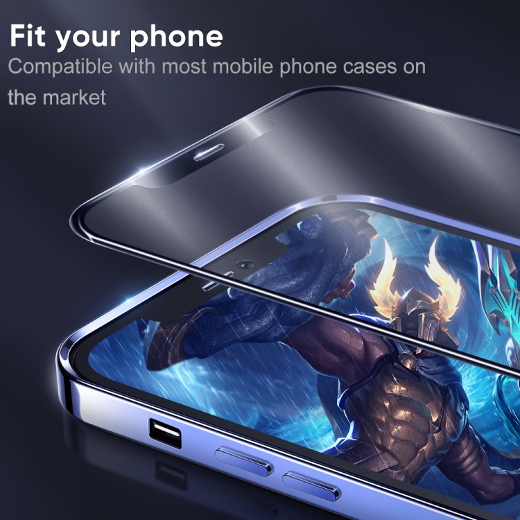 For iPhone 12 / 12 Pro JOYROOM JR-PF609 Knight Series 2.5D HD Eye Protection Gaming Film Tempered Glass Film(Eye Protection) For iPhone 12 / 12 Pro JOYROOM JR-PF609 Knight Series 2.5D HD Eye Protection Gaming Film Tempered Glass Film(Eye Protection)
