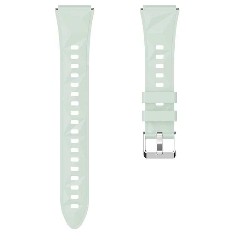 For Huawei Watch GT 5 41mm xDfind Ice Crystal Texture Silicone Watch Band(Lake Cyan)