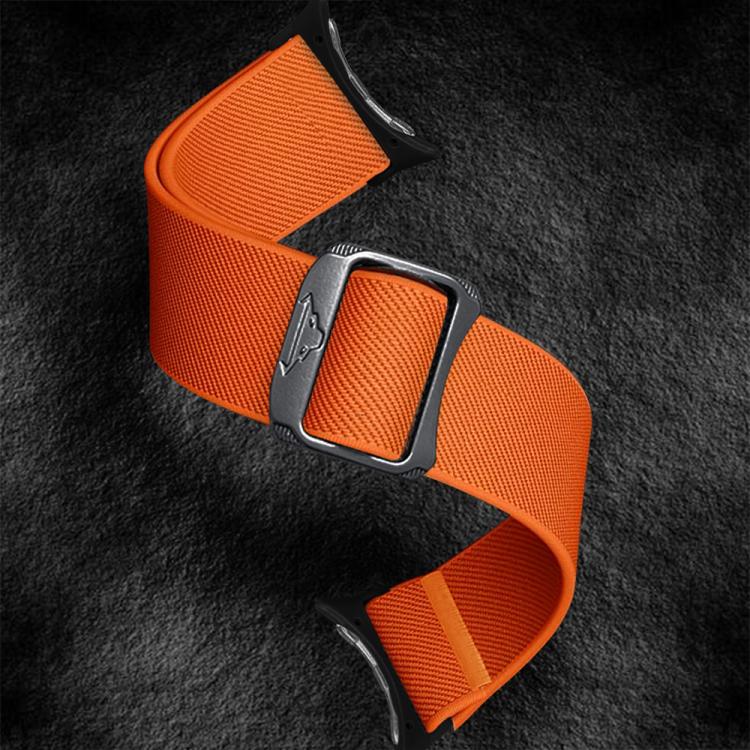 For Google Pixel Watch 3 45mm xDfind Elastic Nylon Watch Band(Orange)