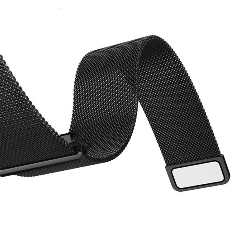 16mm For Huawei Band B6 / B7 xDfind Milanese Stainless Steel Watch Band(Black)