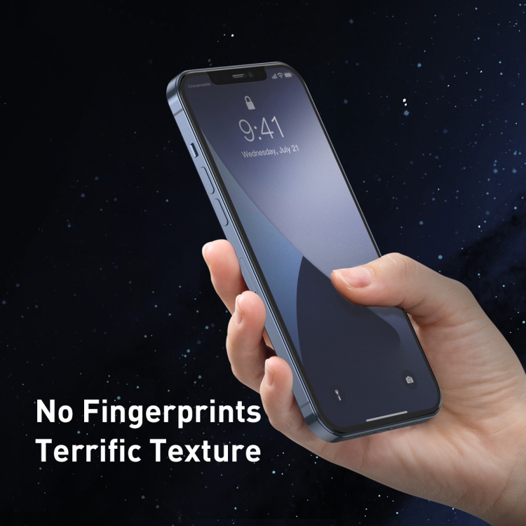 For iPhone 12 mini 2pcs Baseus 0.25mm Full-glass Frosted Tempered Film For iPhone 12 mini 2pcs Baseus 0.25mm Full-glass Frosted Tempered Film