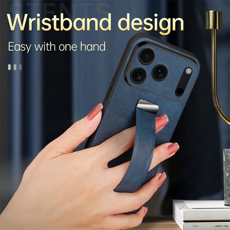 For iPhone 17 Pro Max SULADA Tide Cool Series PC Hybrid Leather Texture Skin Feel Phone Case(Black) - 2