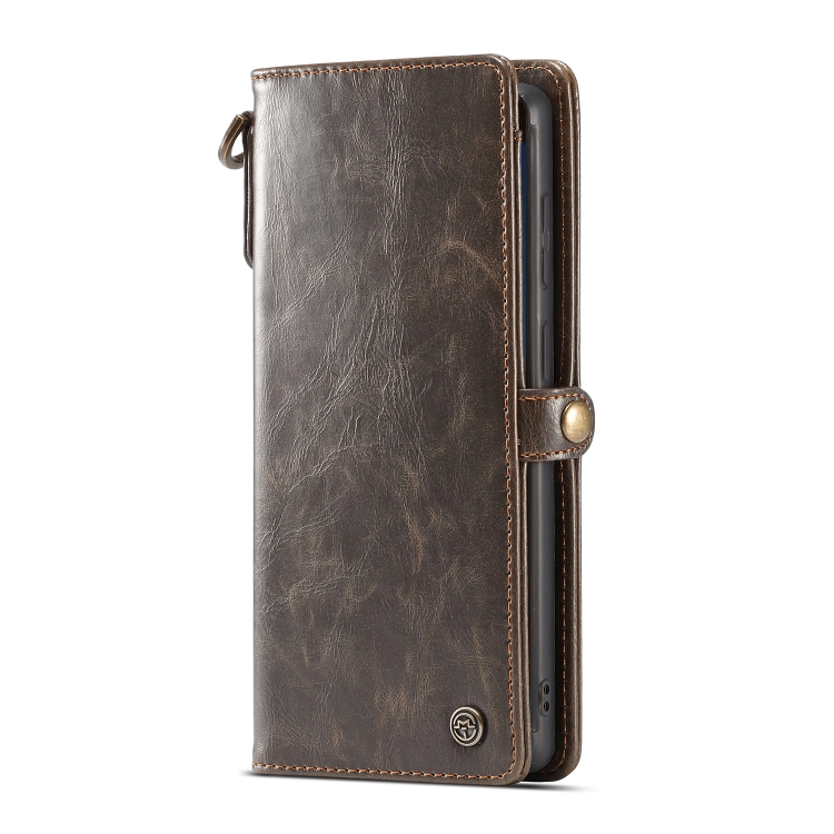 For Samsung Galaxy Note20 CaseMe Separable Crazy Horse Texture Magnetic Flip Leather Wallet Case with Zipper & Card Slot & Photo Frame & Lanyard(Coffee) For Samsung Galaxy Note20 CaseMe Separable Crazy Horse Texture Magnetic Flip Leather Wallet Case with Zipper & Card Slot & Photo Frame & Lanyard(Coffee)