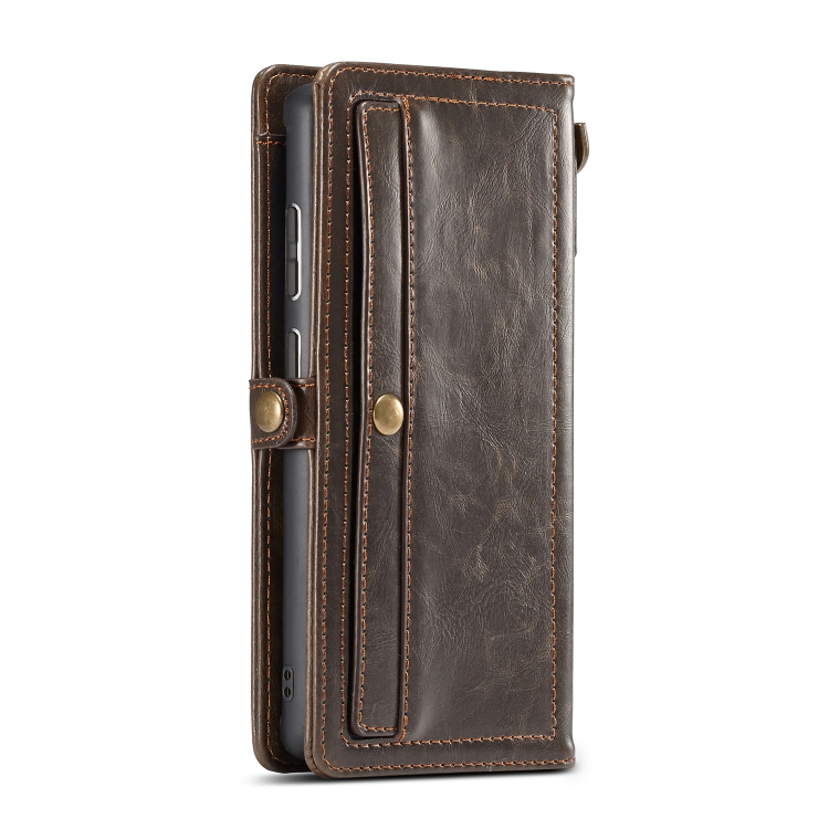 For Samsung Galaxy Note20 CaseMe Separable Crazy Horse Texture Magnetic Flip Leather Wallet Case with Zipper & Card Slot & Photo Frame & Lanyard(Coffee) For Samsung Galaxy Note20 CaseMe Separable Crazy Horse Texture Magnetic Flip Leather Wallet Case with Zipper & Card Slot & Photo Frame & Lanyard(Coffee)