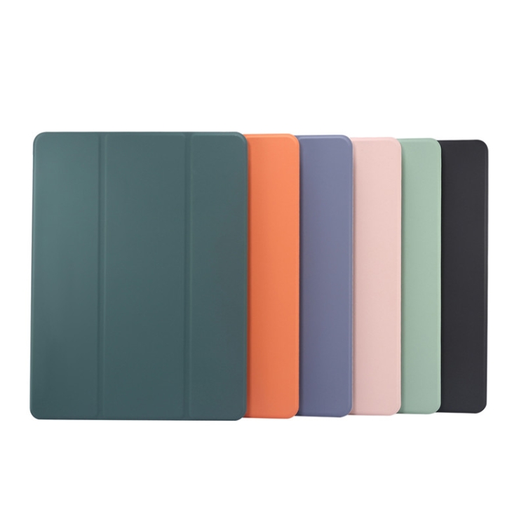 For iPad Air 2022 / 2020 10.9 3-folding Electric Pressed Skin Texture Smart Leather Tablet Case (Light Pink) For iPad Air 2022 / 2020 10.9 3-folding Electric Pressed Skin Texture Smart Leather Tablet Case (Light Pink)