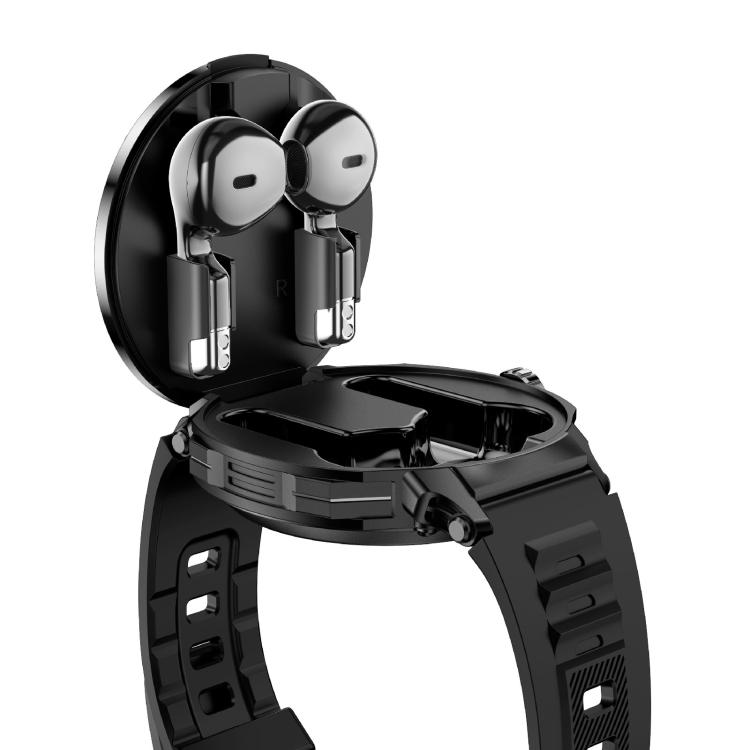 Black Silicone Strap