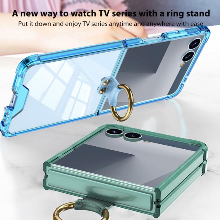 Samsung Galaxy Z Flip7 5G用 GKKエアバッグ電話ケース（リング付き