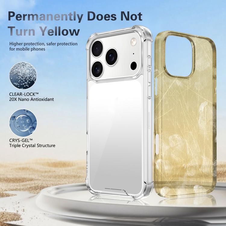 For iPhone 17 Pro Max Four-corner Shockproof Acrylic +TPU Phone