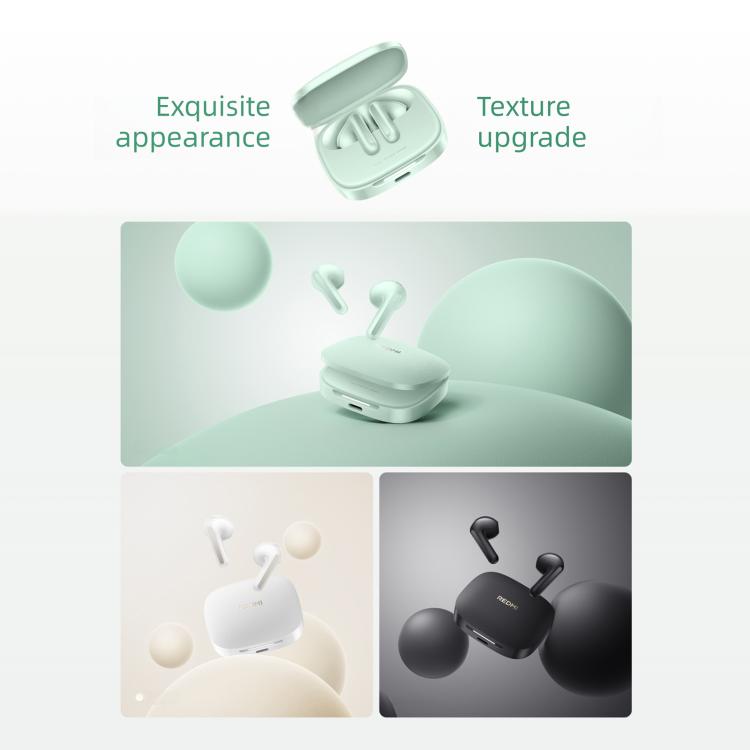 Original Xiaomi REDMI Buds 7S Semi-in-Ear Active Noise Cancelling Bluetooth Earphone(Black) - B6