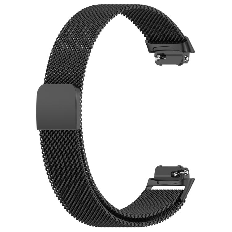 For Fitbit Inspire 3 xDfind Milanese Metal Watch Band(Black)
