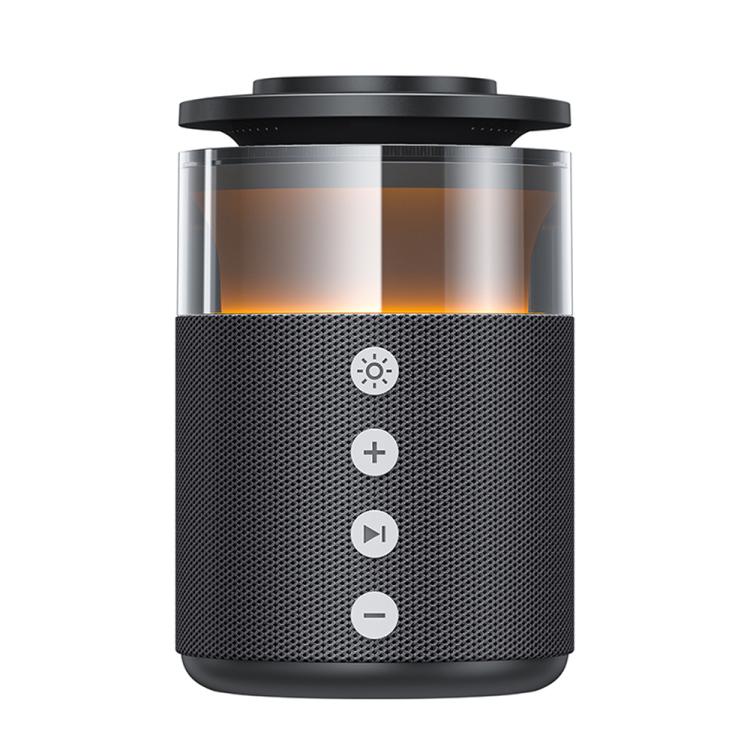 WK WP-U179 Qisone 5 in 1 15W Wireless Charging Bluetooth Speaker with Night Light(Black) - 1