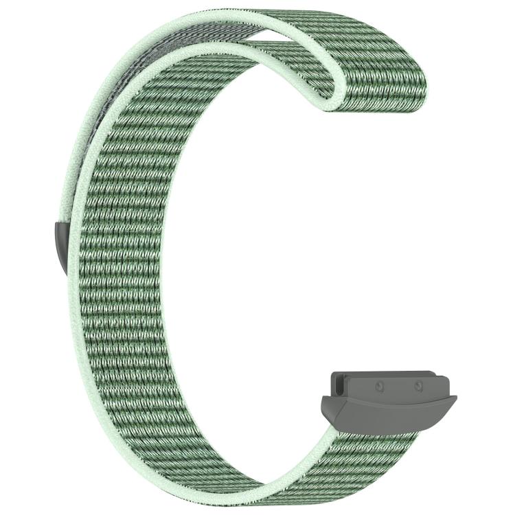 For Fitbit Ace LTE xDfind Nylon Loop Hook and Loop Fastener Watch Band(Ocean Blue)