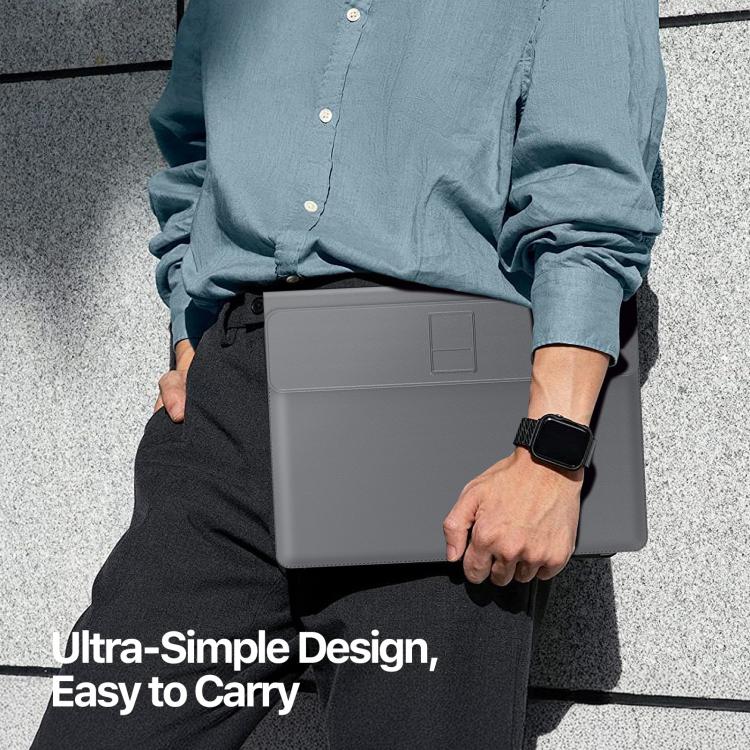 DUX DUCIS AirQ Series Multifunctional Wireless Charging Laptop Sleeve For 15-16 inch(Grey) - 6