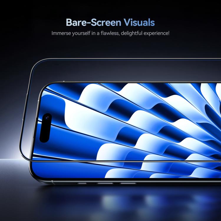 For iPhone 17 Pro Max JOYROOM Knight Series 2.5D Full Screen HD Hard Anti-Scratch Tempered Glass Film - 4