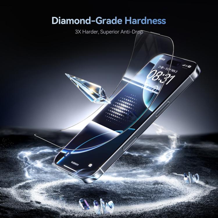 For iPhone 17 Pro Max JOYROOM Knight Series 2.5D Full Screen HD Hard Anti-Scratch Tempered Glass Film - 6
