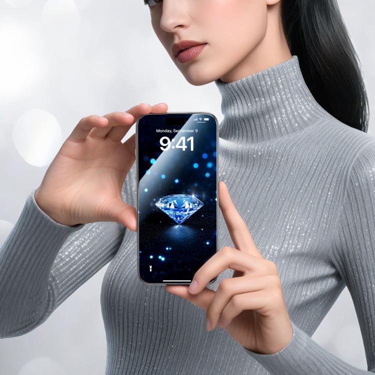 For iPhone 17 Pro Max JOYROOM Knight Series 2.5D Full Screen HD Hard Anti-Scratch Tempered Glass Film - 9