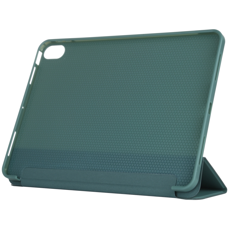 For iPad Air 2022 / 2020 10.9 Silicone 3-Folding Full Coverage Leather Case(Light Green) For iPad Air 2022 / 2020 10.9 Silicone 3-Folding Full Coverage Leather Case(Light Green)