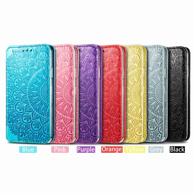 For iPhone 11 Pro Blooming Mandala Embossed Pattern Magnetic Horizontal Flip Leather Case with Holder & Card Slots & Wallet(Black) For iPhone 11 Pro Blooming Mandala Embossed Pattern Magnetic Horizontal Flip Leather Case with Holder & Card Slots & Wallet(Black)