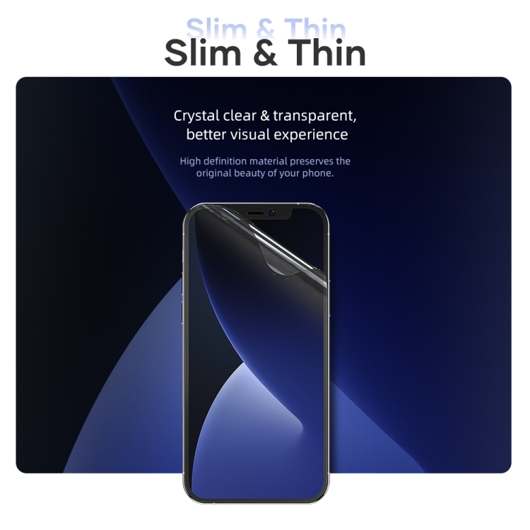 ROCK 0.14mm HD TPU Flexible Explosion-proof Hydrogel Screen Protector For iPhone 12 mini(Transparent) ROCK 0.14mm HD TPU Flexible Explosion-proof Hydrogel Screen Protector For iPhone 12 mini(Transparent)