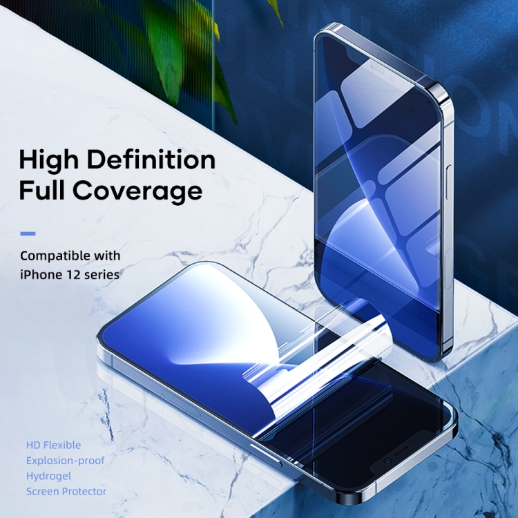 ROCK 0.14mm HD TPU Flexible Explosion-proof Hydrogel Screen Protector For iPhone 12 / 12 Pro(Transparent) ROCK 0.14mm HD TPU Flexible Explosion-proof Hydrogel Screen Protector For iPhone 12 / 12 Pro(Transparent)