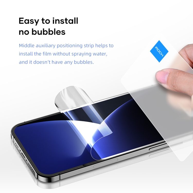 ROCK 0.14mm HD TPU Flexible Explosion-proof Hydrogel Screen Protector For iPhone 12 / 12 Pro(Transparent) ROCK 0.14mm HD TPU Flexible Explosion-proof Hydrogel Screen Protector For iPhone 12 / 12 Pro(Transparent)