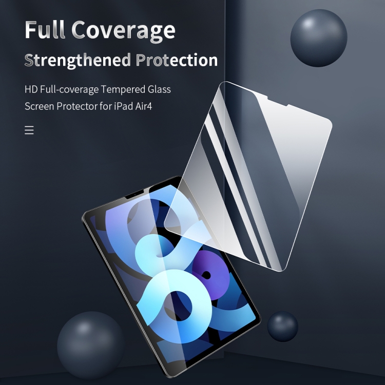 ROCK 0.3mm 2.5D HD Full-coverage Tempered Glass Film For iPad Air (2020) 10.9 & Air 2022 ROCK 0.3mm 2.5D HD Full-coverage Tempered Glass Film For iPad Air (2020) 10.9 & Air 2022